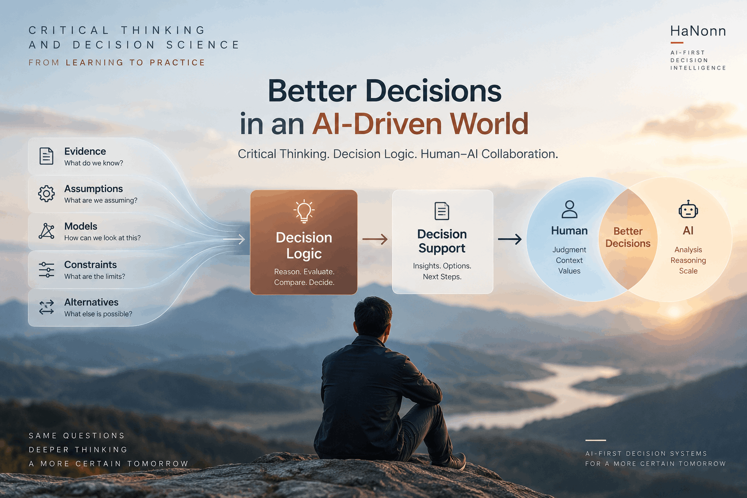 Better Decisions in an AI-Driven World — Critical Thinking, Decision Logic และ Human–AI Decision Support